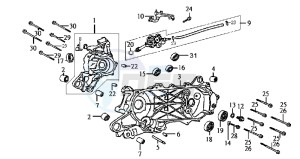 JET EURO 50 drawing CRANKCASE L / R / STARTER