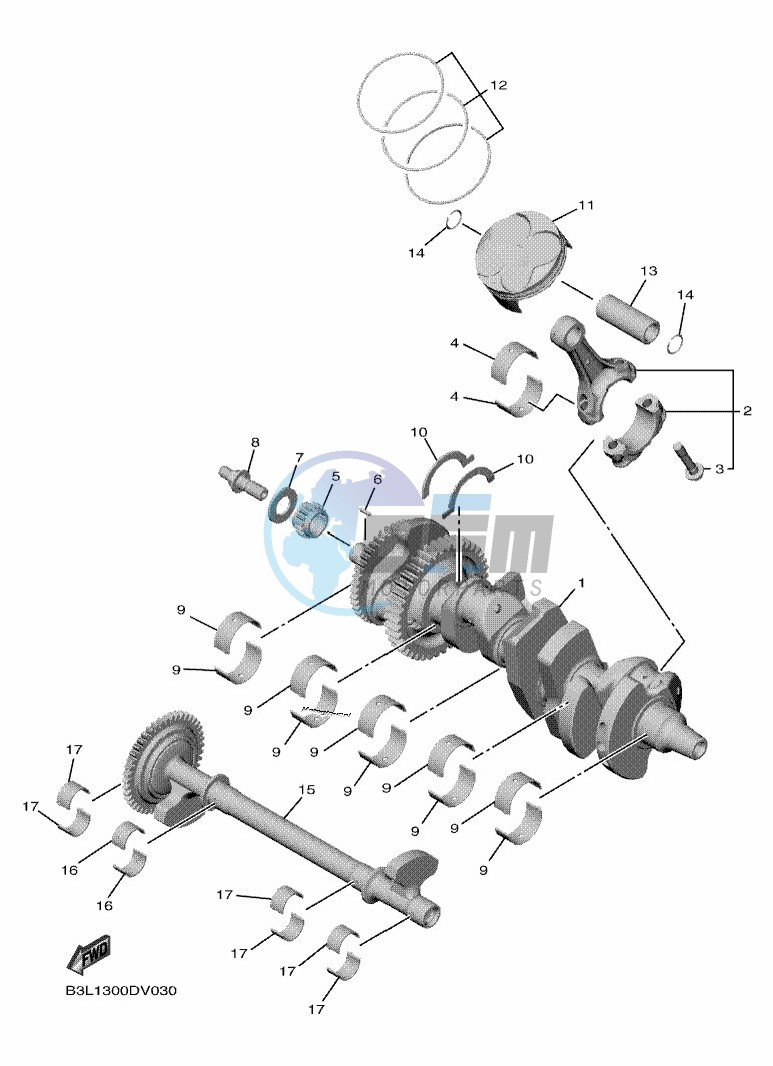 CRANKSHAFT & PISTON