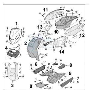 KISBEE MX A drawing COWLING