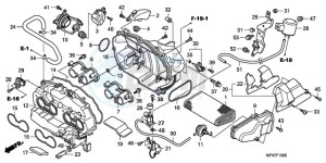 CB1000RA9 France - (F / ABS CMF) drawing AIR CLEANER