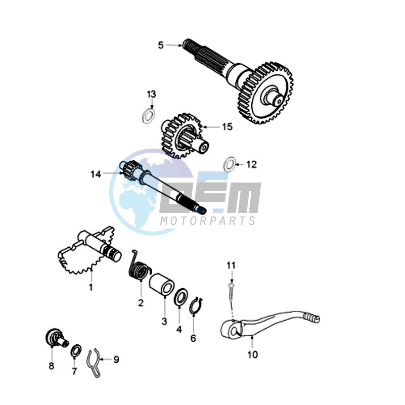 DRIVE SHAFTS / KICKSTARTER