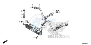 TRX250TEG TRX250T Europe Direct - (ED) drawing OIL COOLER