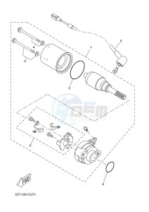 YZF-R125 R125 (5D78 5D78 5D78) drawing STARTING MOTOR