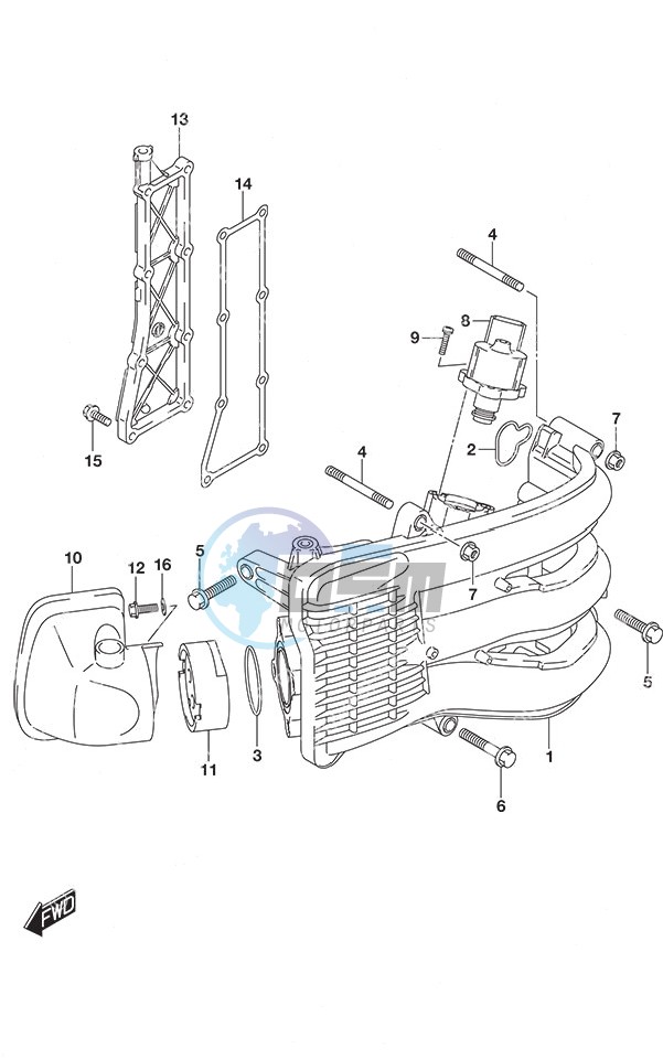 Intake Manifold/ Silencer/Exhaust Cover