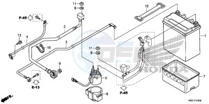 TRX420TM1H Europe Direct - (ED) drawing BATTERY