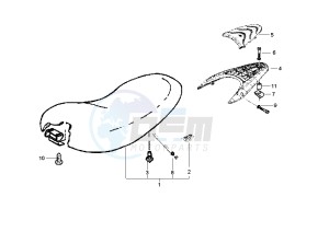 Liberty 2T RST 50 drawing Saddle