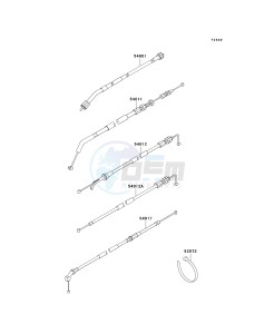 EX 500 D [NINJA 500R] (D6F-D9F) D8F drawing CABLES