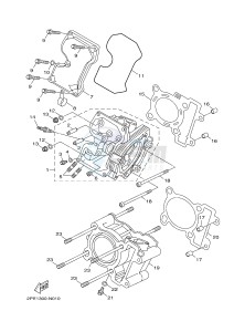 XC125R MAJESTY S (2PE1) drawing CYLINDER