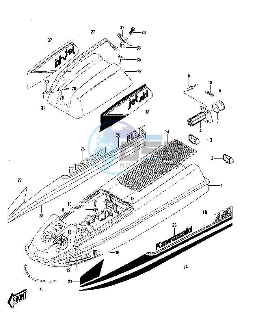 HULL_ENGINE HOOD -- 79-81 A3_A4_A4A_A5- -