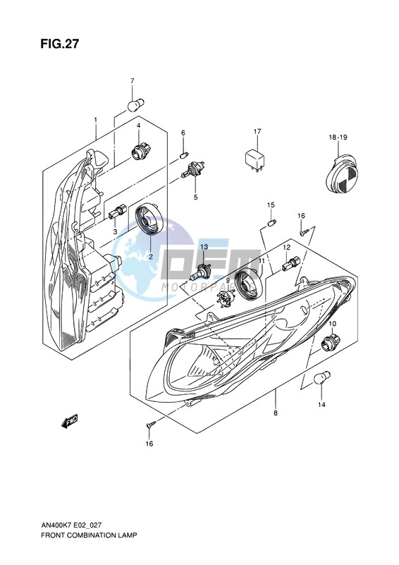 FRONT COMBINATION LAMP