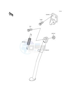 KDX 200 H [KDX200] (H2-H5) [KDX200] drawing STAND-- S- -