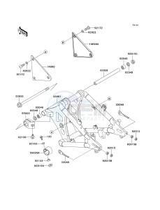 VN 800 E [VULCAN 800 DRIFTER] (E6F) E6F drawing SWINGARM