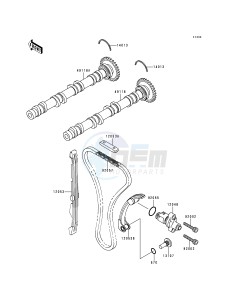 ZX 750 P [NINJA ZX-7R] (P1-P4) [NINJA ZX-7R] drawing CAMSHAFT-- S- -_TENSIONER