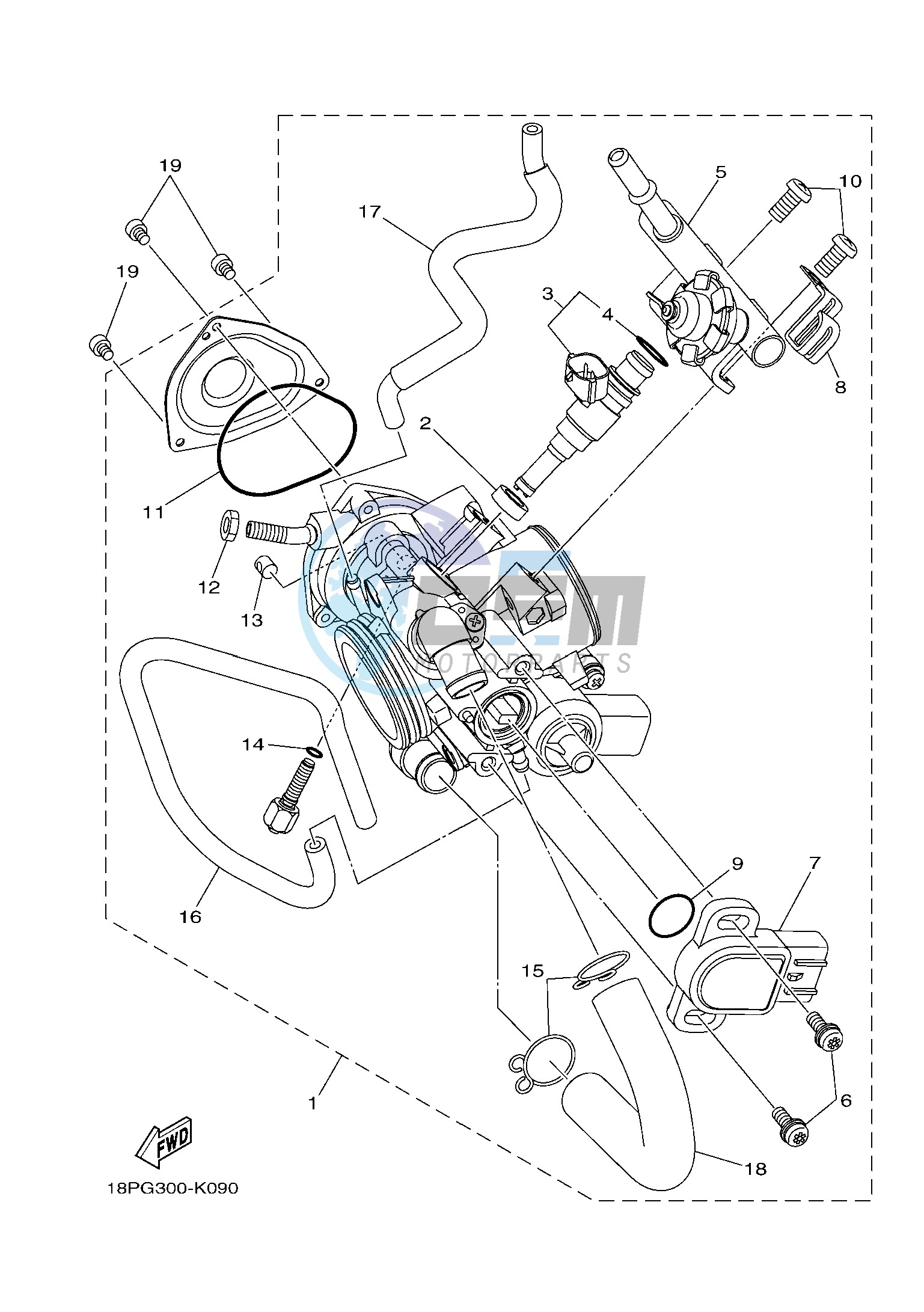 THROTTLE BODY ASSY 1