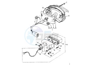 SZR 660 drawing TAILLIGHT