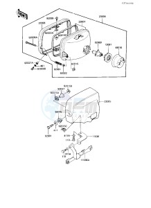 KZ 750 L [L3] drawing HEADLIGHT