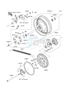 VN 1700 C [VULVAN 1700 NOMAD] (9FA) C9FA drawing REAR WHEEL_CHAIN