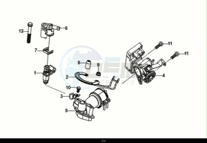 ORBIT III 125 (XE12W2-EU) (E5) (M1) drawing ECU SET