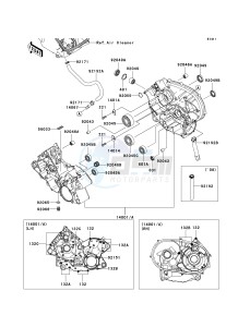 KVF 750 E [BRUTE FORCE 750 4X4I NRA OUTDOORS] (E8F-E9FA) E8F drawing CRANKCASE