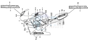 CBR600SE drawing STRIPE (CBR600F2R)