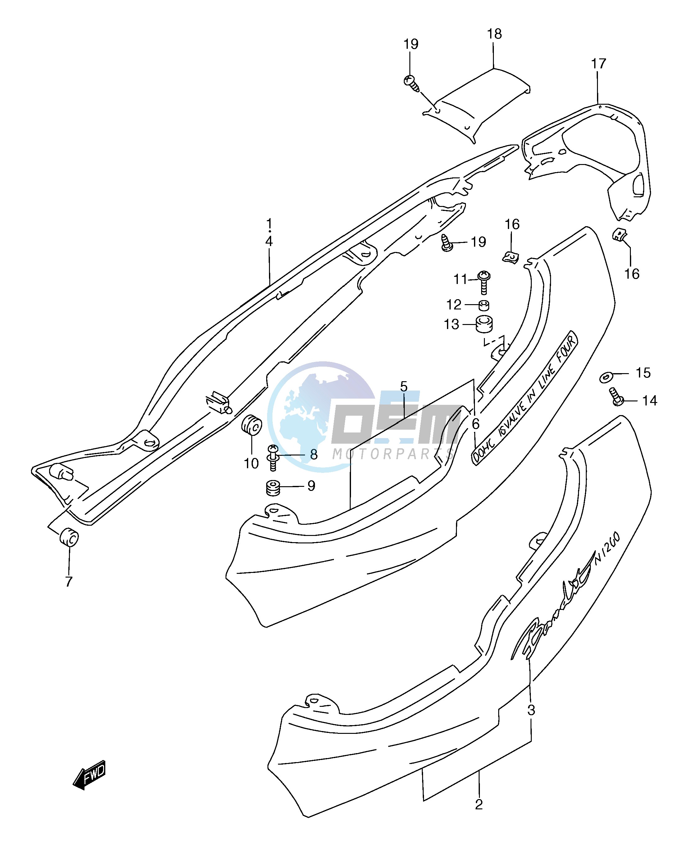 FRAME COVER (GSF1200Y SY)