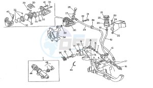 W4 6V 50 drawing REAR BRAKE SYSTEM