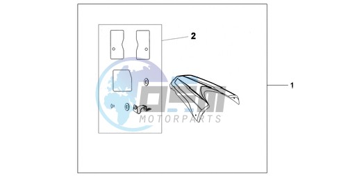 REAR SEAT COWL PEARL COOL WHITE