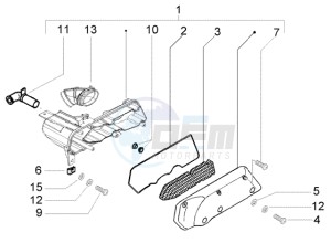 NRG 50 power DD drawing Air Cleaner