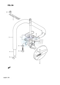 VX800 (E28) drawing FUEL COCK