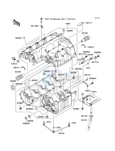 Z750 ZR750J6F FR GB XX (EU ME A(FRICA) drawing Crankcase