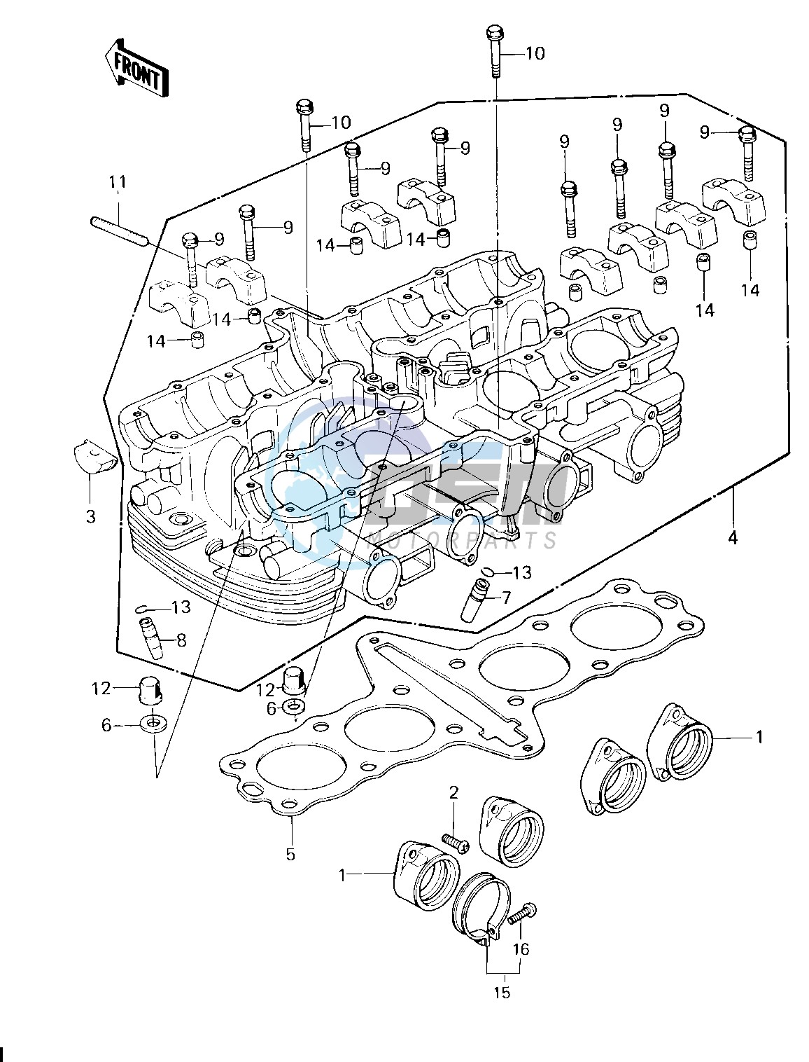 CYLINDER HEAD -- 80 H1- -