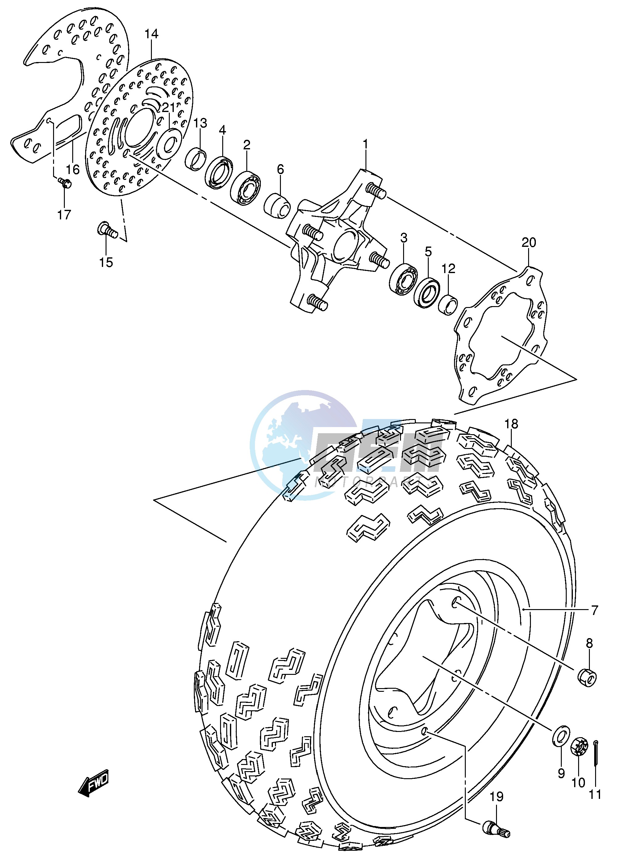 FRONT WHEEL