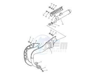 PW 80 drawing EXHAUST