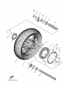 GPD125-A NMAX 125 (BV3J) drawing ELECTRICAL 1