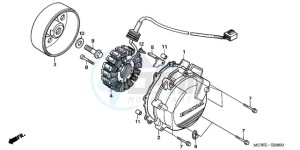 VFR800A9 Ireland - (EK / ABS MME) drawing GENERATOR