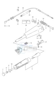 DF 9.9 drawing Tiller Handle