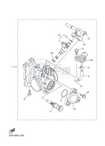 WR450F (1DX1 1DX2) drawing INTAKE 2