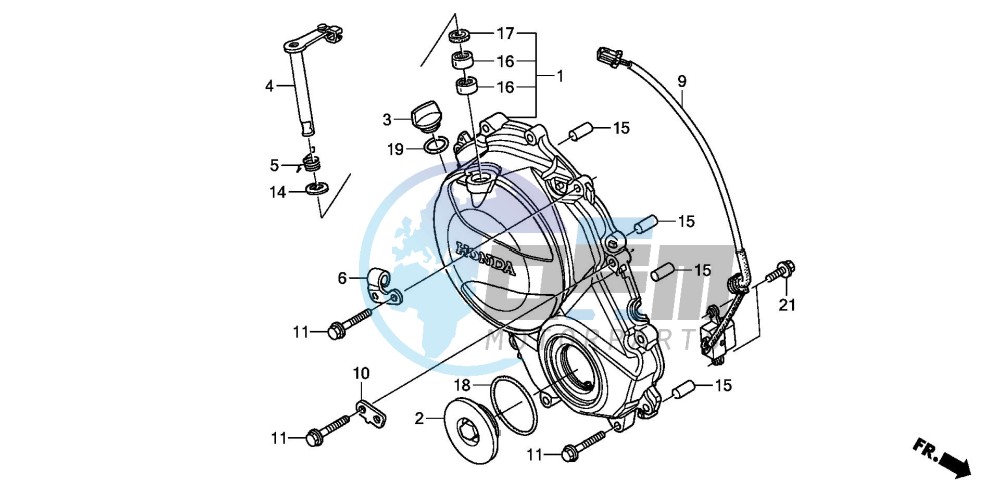 RIGHT CRANKCASE COVER