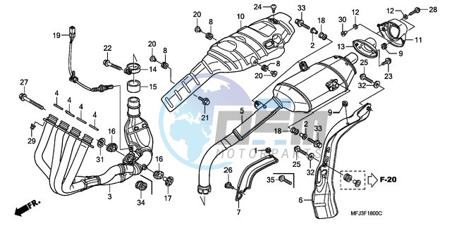 EXHAUST MUFFLER