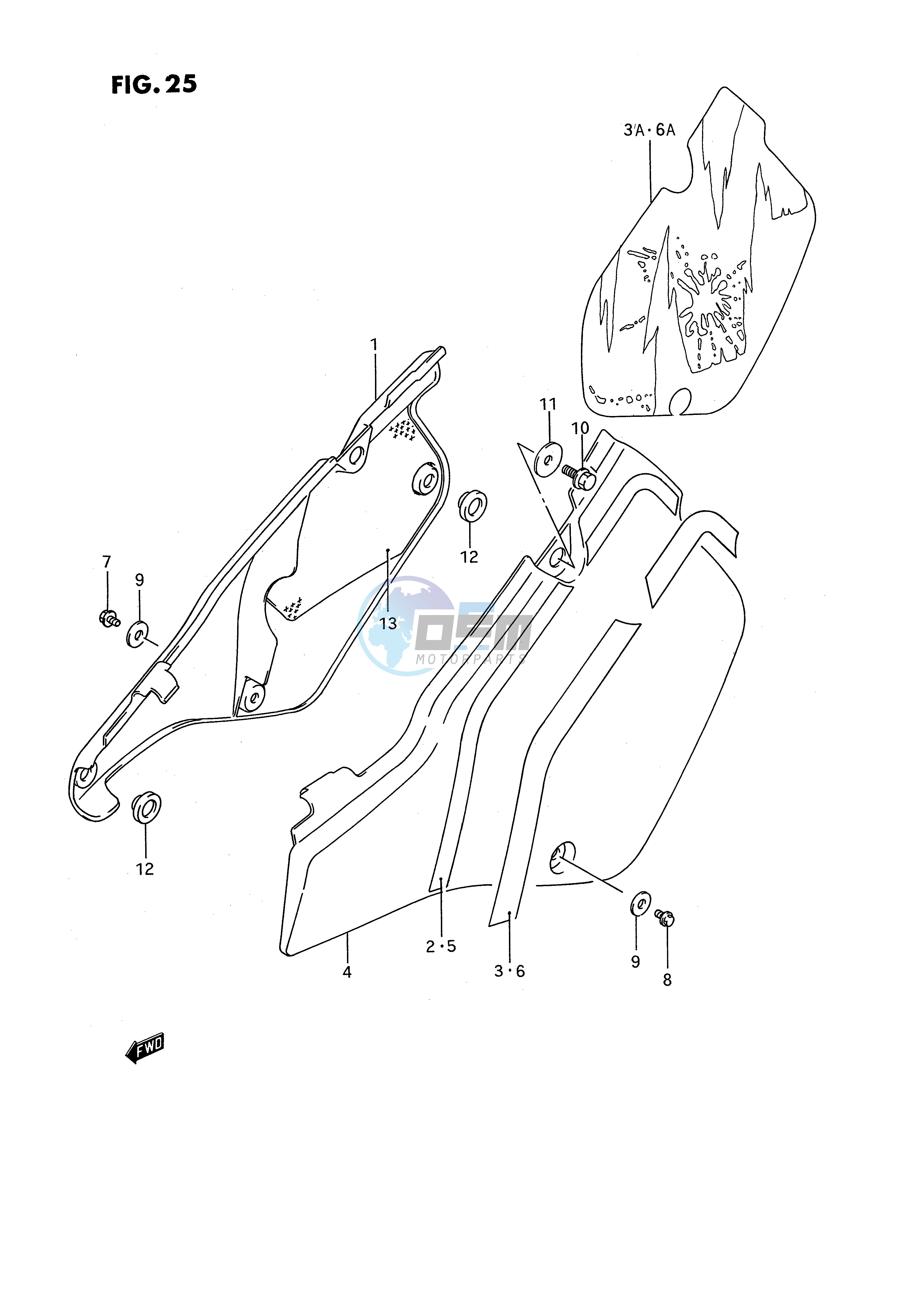 FRAME COVER (MODEL K L M)