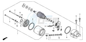 FJS600A 400 SILVER WING drawing STARTING MOTOR