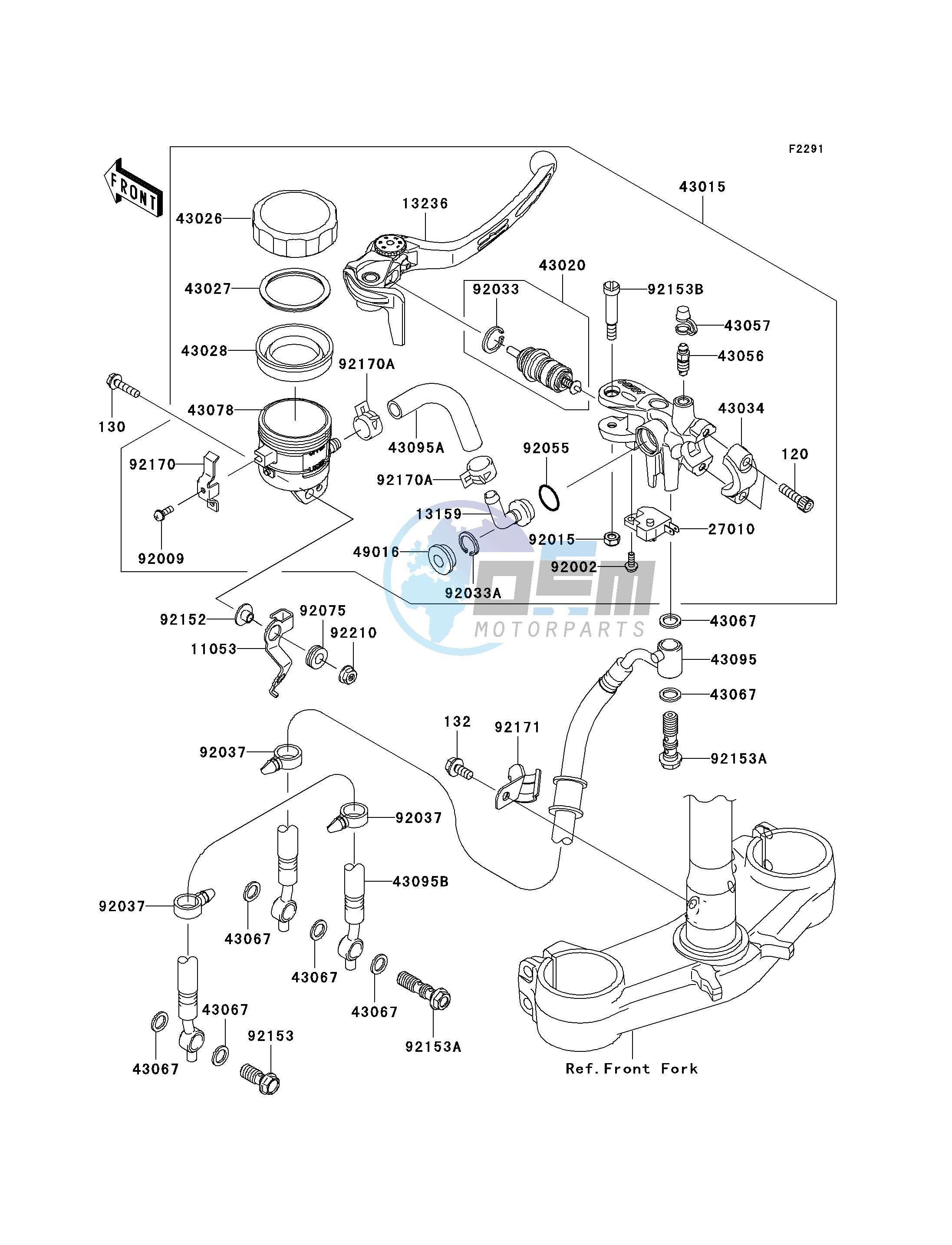 FRONT MASTER CYLINDER