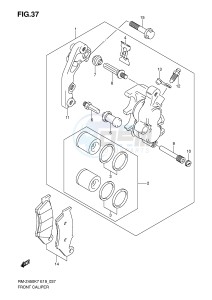 RM-Z450 (E19) drawing FRONT CALIPER