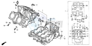 VF750C2 drawing CRANKCASE