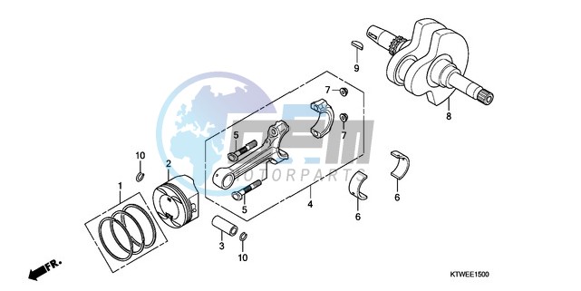 CRANKSHAFT/PISTON