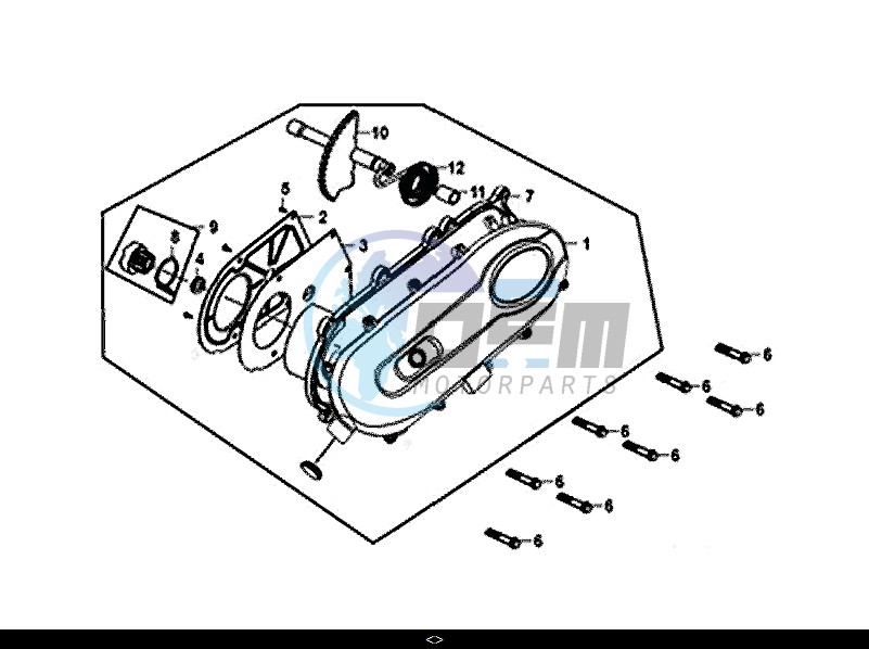 L. CRANK CASE COVER