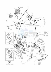 GPD125-A NMAX 125 (BV3J) drawing RADIATOR & HOSE