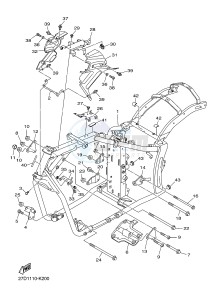 XVS1300CU XVS1300 CUSTOM (2SS3) drawing FRAME