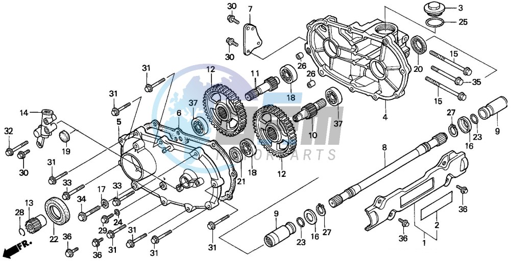 FRONT DRIVESHAFT