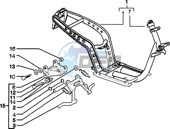 Chassis - Central stand